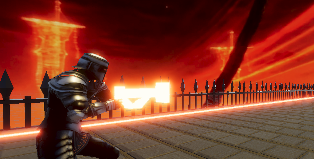 Knight With a Gun on the Run! Gameplay